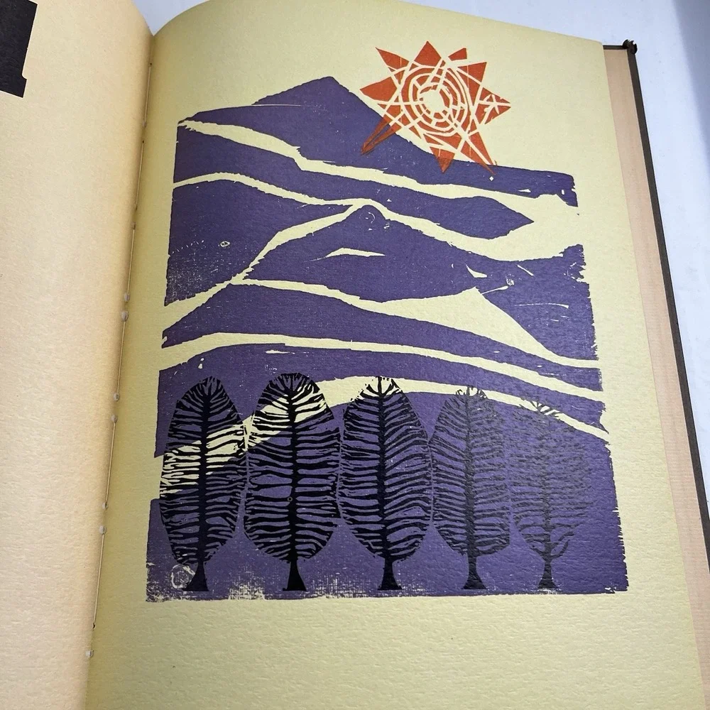 Charles Knowles 1962 1st Edition Vintage Illustrated Art Woodcuts The Psalm Book
